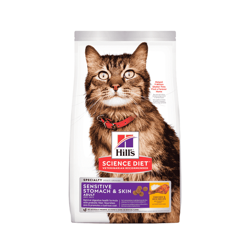 Comida Para Gato Hills Estomago Y Piel Sensible Pollo